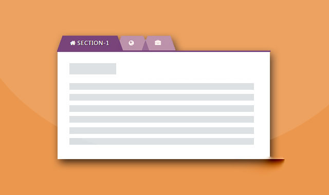  炫酷Bootstrap美化Tabs选项卡特效        