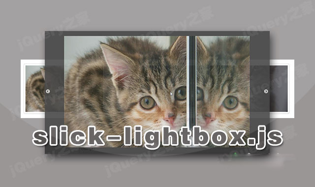  jquery响应式弹出层lightbox插件slick-lightbox.js        