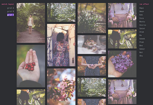 基于Masonry的网格瀑布流加载动画特效-3